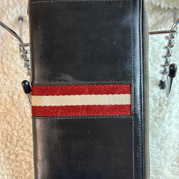 BALLY Baliro Leather Zip Around Wallet Color Multi - Picture 7 of 16